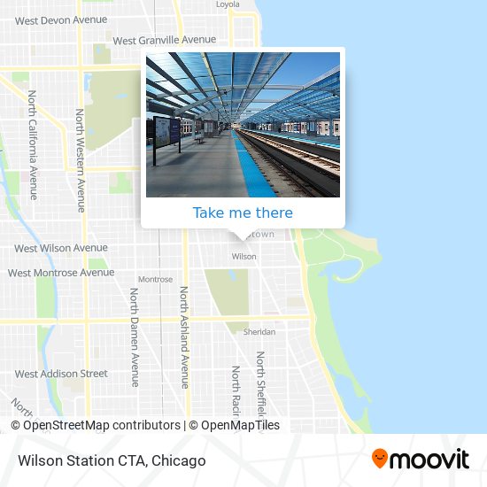 Mapa de Wilson Station CTA