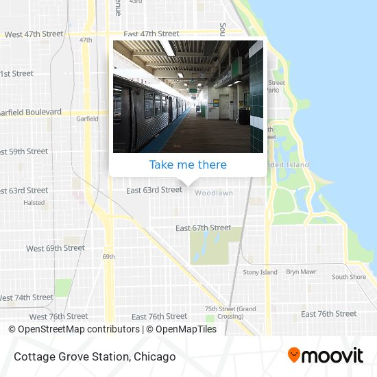 Mapa de Cottage Grove Station