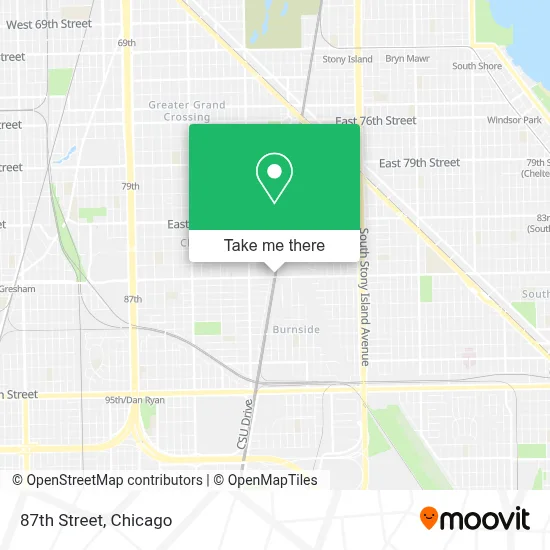 87th St map
