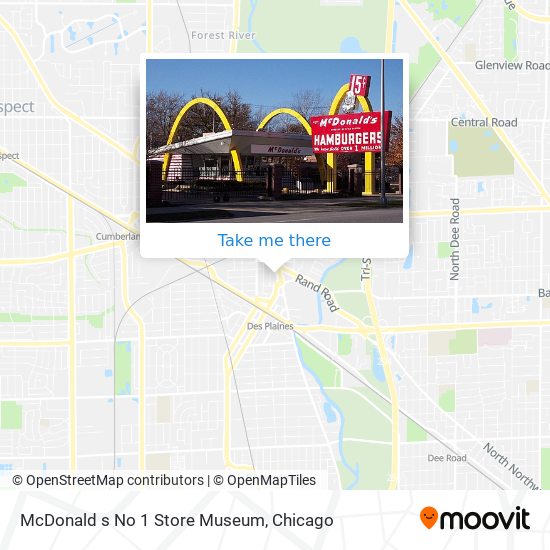 McDonald s No 1 Store Museum map