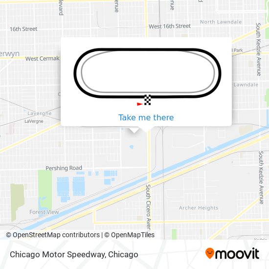 Chicago Motor Speedway map