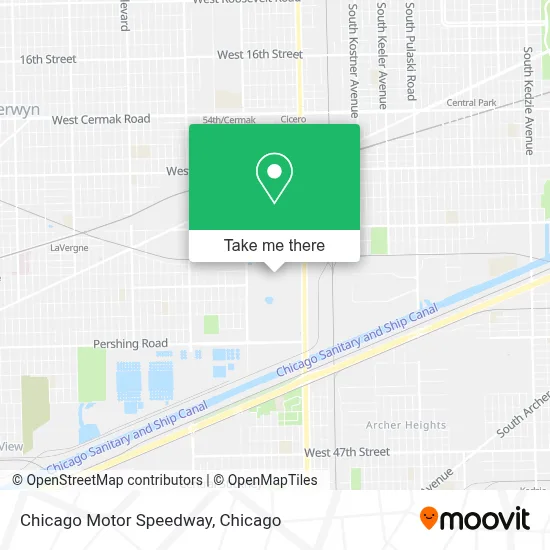 Chicago Motor Speedway map