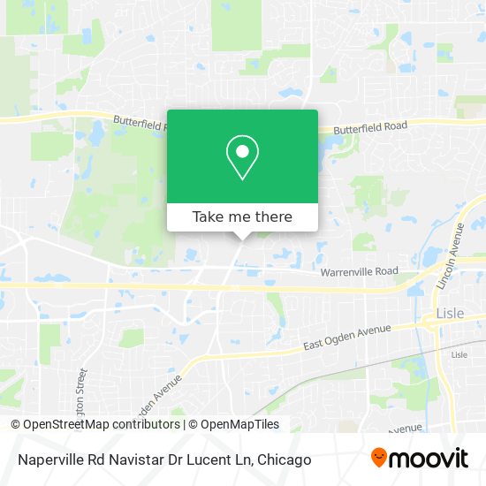 Mapa de Naperville Rd Navistar Dr Lucent Ln