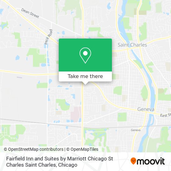 Fairfield Inn and Suites by Marriott Chicago St Charles Saint Charles map