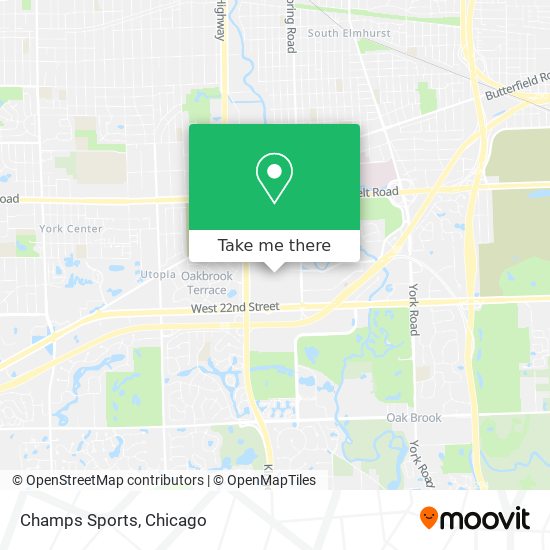 Champs Sports map
