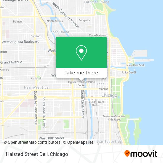 Halsted Street Deli map