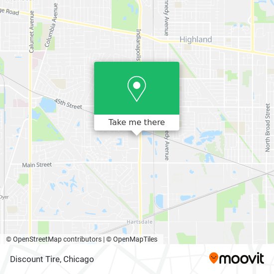 Discount Tire map