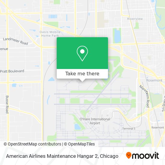 American Airlines Maintenance Hangar 2 map