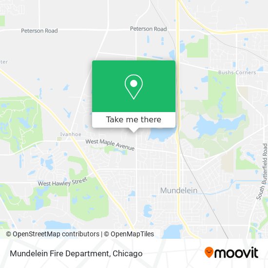 Mapa de Mundelein Fire Department