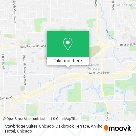 Mapa de Staybridge Suites Chicago-Oakbrook Terrace, An Ihg Hotel