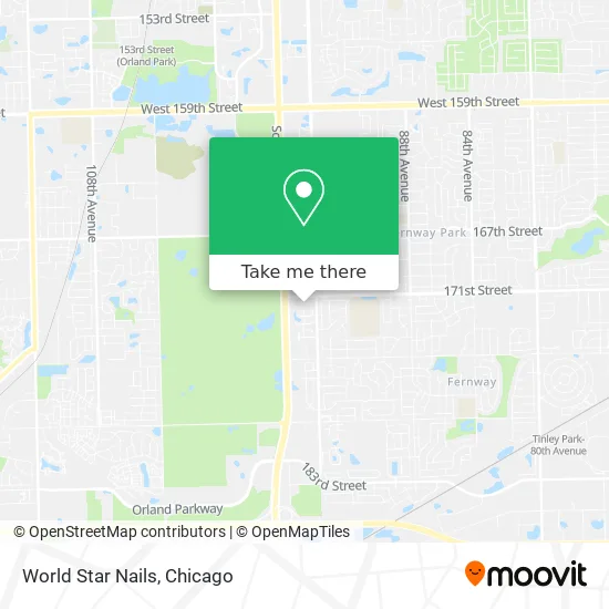 World Star Nails map