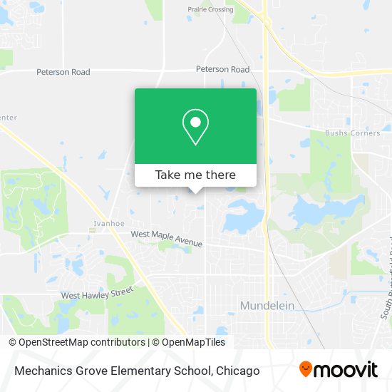 Mechanics Grove Elementary School map