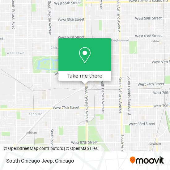 South Chicago Jeep map