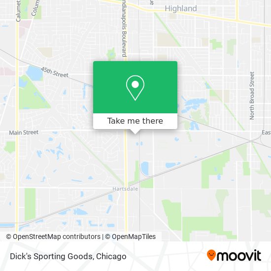 Dick's Sporting Goods map