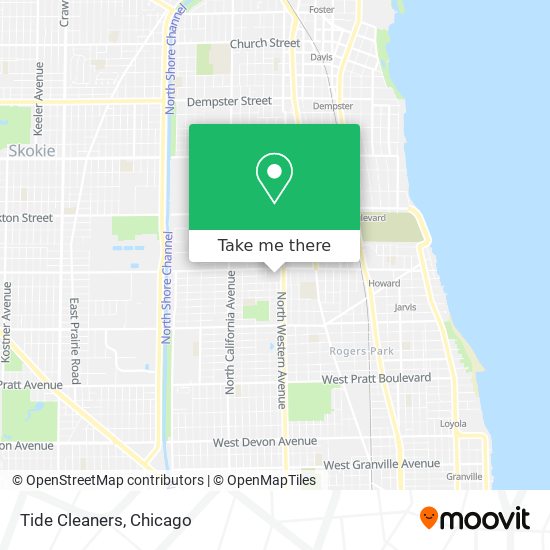 Tide Cleaners map