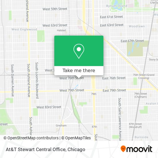 At&T Stewart Central Office map