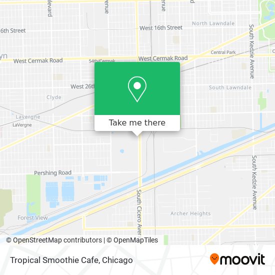 Mapa de Tropical Smoothie Cafe