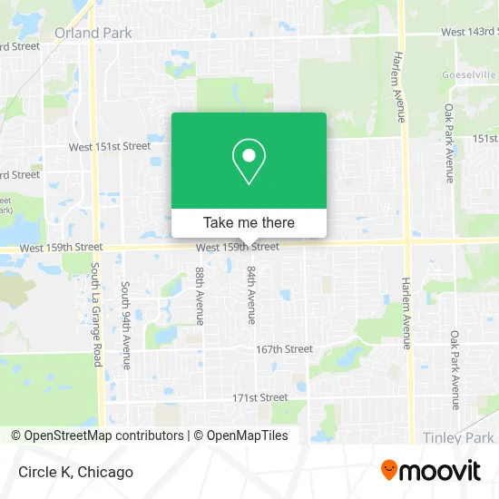 Circle K map