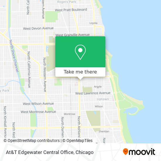 At&T Edgewater Central Office map