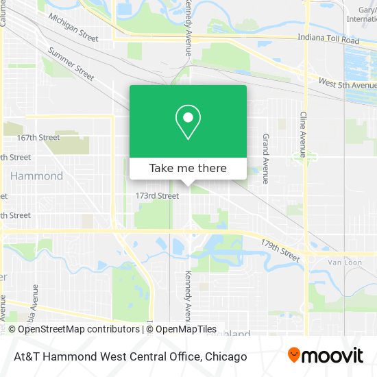 At&T Hammond West Central Office map
