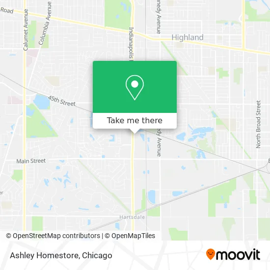 Ashley Homestore map