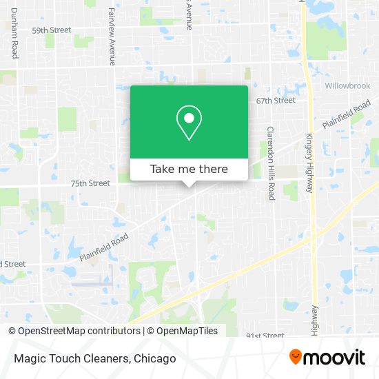 Magic Touch Cleaners map