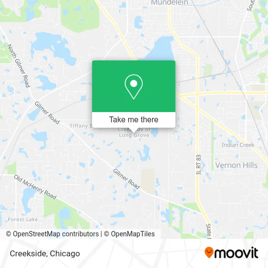 Creekside map