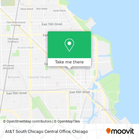 At&T South Chicago Central Office map
