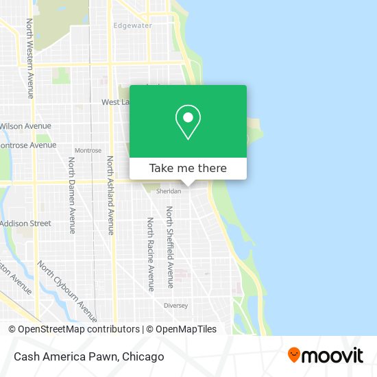 Cash America Pawn map