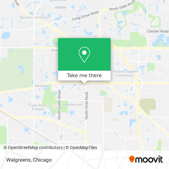 Walgreens map