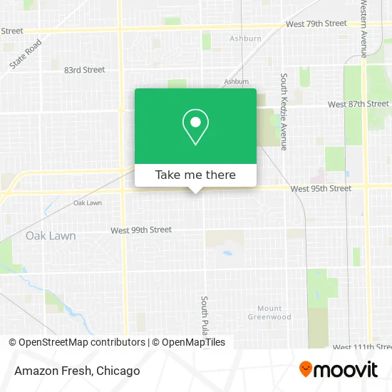 Amazon Fresh map