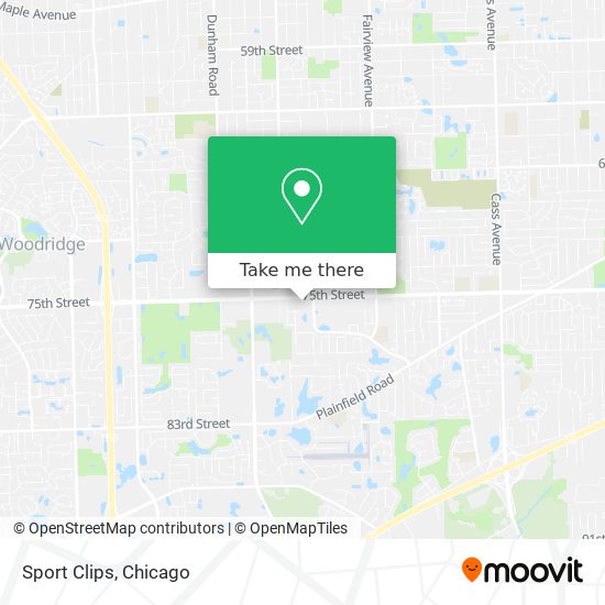 Sport Clips map