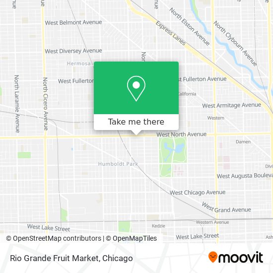 Rio Grande Fruit Market map