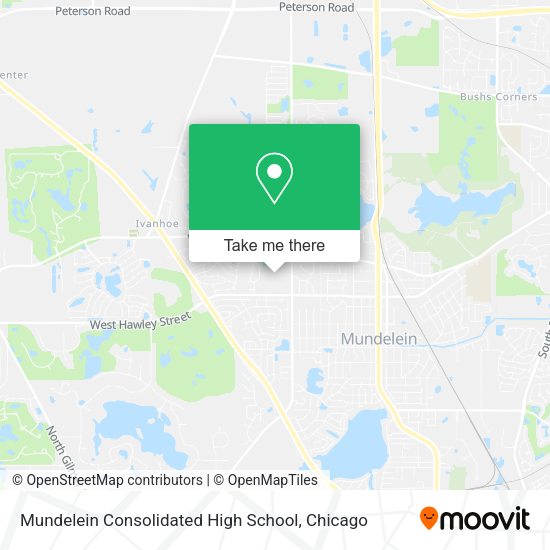 Mundelein Consolidated High School map