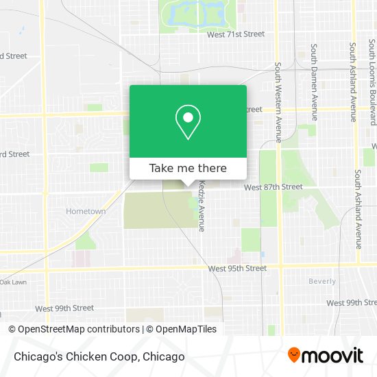 Mapa de Chicago's Chicken Coop
