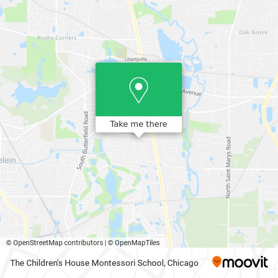 The Children's House Montessori School map