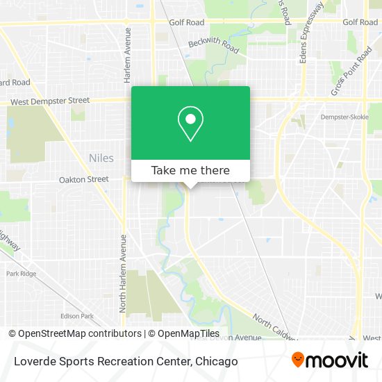 Mapa de Loverde Sports Recreation Center