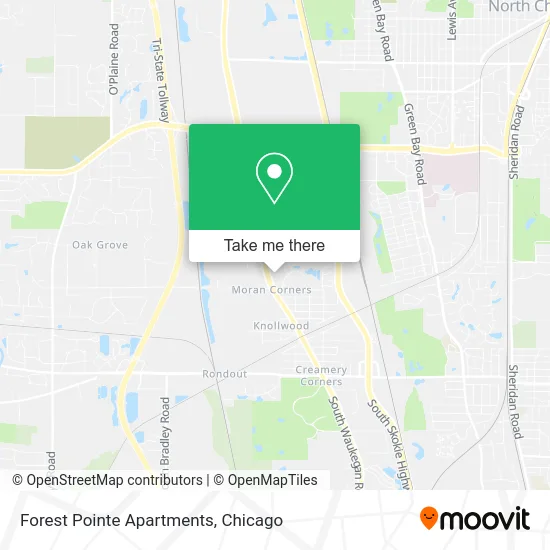Forest Pointe Apartments map
