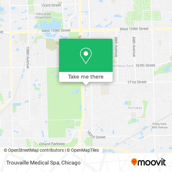 Mapa de Trouvaille Medical Spa