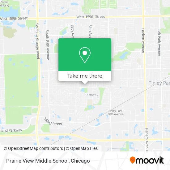 Prairie View Middle School map