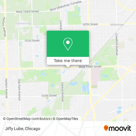 Jiffy Lube map