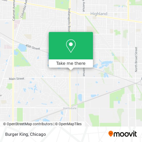 Burger King map