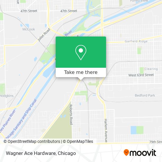 Wagner Ace Hardware map