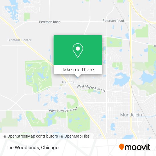 The Woodlands map