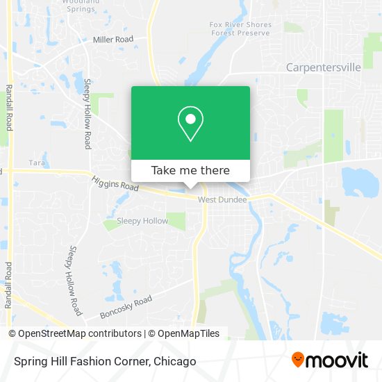 Spring Hill Fashion Corner map