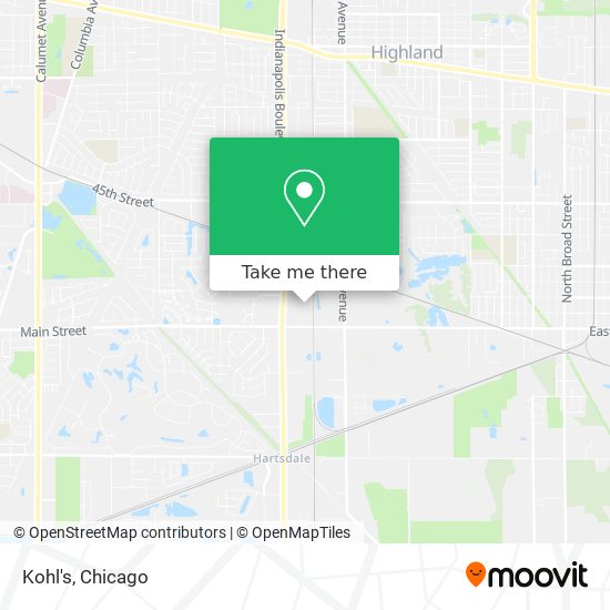 Kohl's map