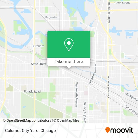 Mapa de Calumet City Yard