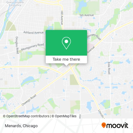 Menards map