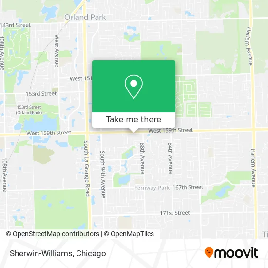 Sherwin-Williams map