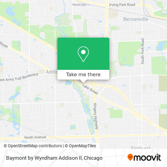 Mapa de Baymont by Wyndham Addison Il